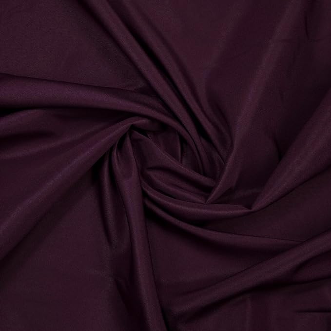 Gee Di Moda Rectangle Tablecloth - 90 x 156 Inch Eggplant - Heavy Duty Washable Polyester - 8 Ft Table, Holiday Party, Wedding & Baby Shower