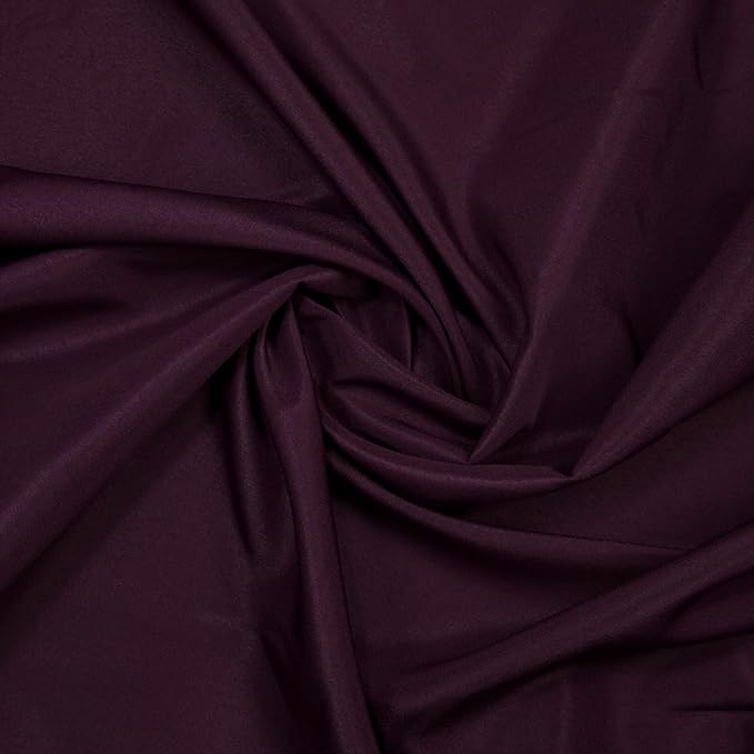 Gee Di Moda Rectangle Tablecloth - 60 x 102 Inch Eggplant - Heavy Duty, Wrinkle Resistant, Machine Washable - For 6 Ft Rectangular Table, Buffet, Dinner, Wedding & Baby Shower