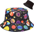 Malaxlx Unisex Bucket Hat Beach Sun Hat Aesthetic Fishing Hat for Men Women Teens, Reversible Double-Side-Wear