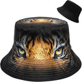 Malaxlx Bucket Hat Beach Sun Hat Fishing Hat for Women Men, Outdoor Travel Reversible Double Side Wear Fisherman Hat