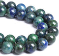 12MM 32PCS Natural Stone Lapis Chrysocolla Loose Beads for Jewelry Making DIY Bracelet
