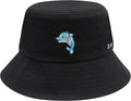 ZLYC Unisex Fashion Embroidered Bucket Hat Summer Fisherman Cap for Men Women