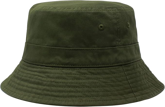 Hot Summer Bucket Hat - Trendy Cotton Sun Hat for Beach, Golf, Fishing - Fun Outdoor Vacation Boonie for Men and Women