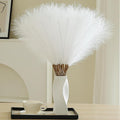 30pcs White Pampas Grass - 24 Inch Faux Pampas Grass Decor, Artificial Tall Pampas Grass for Wedding Flower Arrangement, Party Decorations, Christmas and Home Decor (White)