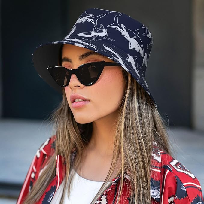 Bucket Hat Summer Beach Fisherman Cap Packable Sun Hats