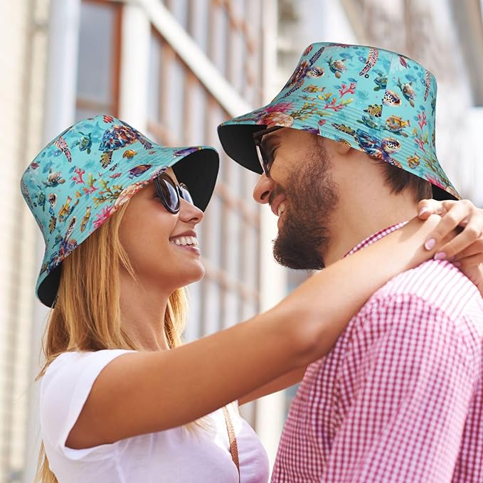 Funny Bucket Hat for Men Women Fashion Unisex Fishing Hat Fisherman Sun Caps Headwear for Outdoor Summer Travel Hiking Beach