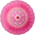 33" Handmade Oiled Parasol Bamboo Silk Umbrella Chinese Japanese Art Classical Dance Umbrella Plum Blossom for Wedding Parties Photography Costumes Cosplay Decoration and Other Events