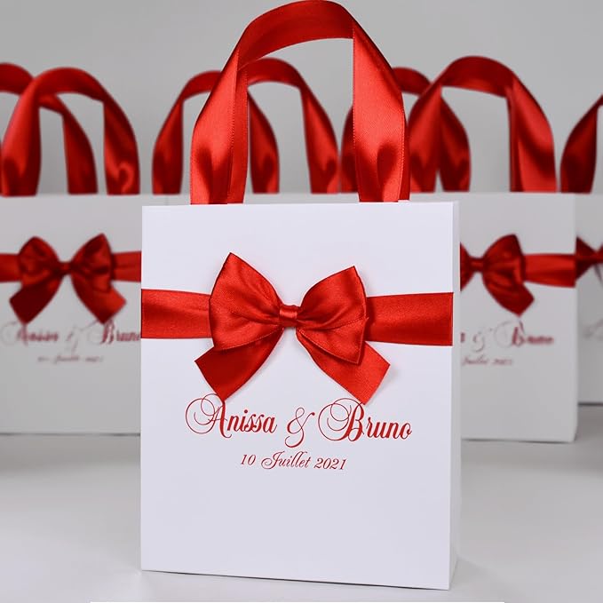 KINGLAKE Red Satin Ribbon 1 1/2 inch x 50 Yards - Polyester Silk Hair Ribbons, Fabric Red Ribbon for Gift Wrapping, Crafts Bows, Floral Bouquets, Wedding Christmas Valentines Day