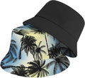 Bucket Hat for Women Men Unisex Sun Cap Packable Outdoor Fisherman Hat Headwear,Reversible Double-Side-Wear