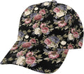 Floral Baseball Cap for Women Fashionable Adjustable Dad Hat Low Profile Running Hat for Summer Sporting Working Hiking