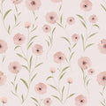 393.7"x17.3" Floral Peel and Stick Wallpaper Pink Wallpaper Stick and Peel for Bedroom Decorative Wall Paper