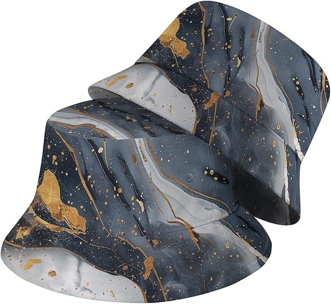 Wildflowers Floral Bucket Hat for Men Women, Summer Vacation Outdoor Travel Reversible Double Side Beach Caps Fisherman Hat