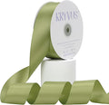 Moss Green Satin Ribbon, Double Faced 1-1/2 Inch X 50 Yards Moss Green Ribbon, Premium Satin Ribbon for Gift Wrapping, Crafts, Hair Bow Making, Sewing, Flower Bouquet, Wedding Party Decor
