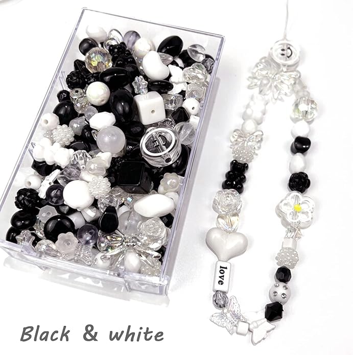 300 Grams Beads Charms Pendants, Acrylic Beads Charms for Jewelry Making Bracelet Necklace Earrings Bangles, DIY Art Craft