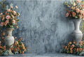 Baocicco 10x8ft Vinyl Retro Vase Wall Backdrop Photography Old Style Flowers Rose Vintage Medieval Weeding Ceremony Background Newborn Baby Shower Banner Supplies Girls Princess Birthday Background