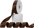 Brown Satin Ribbon, Double Faced 1 Inch X 25 Yards Brown Ribbon, Premium Satin Ribbon for Gift Wrapping, Crafts, Hair Bow Making, Sewing, Flower Bouquet, Wedding Party Decor