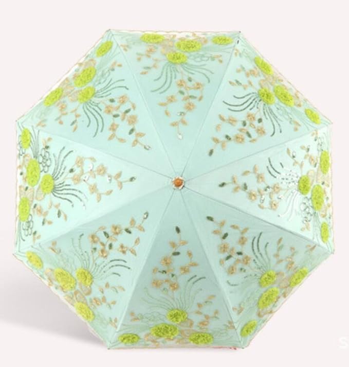 Honeystore Flower Lace Parasols for Wedding Party Lace Bridal Umbrella