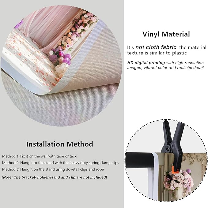 YongFoto Wedding Backdrop 10x7ft Flower Arch Door European Style Photography Background Mr Mrs Marriage Engagement Bridal Shower Wedding Ceremony Reception Party Decor Banner Portrait Photoshoot