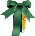 Double Face Forest Green Satin Ribbon 7/8 inch X 25 Yards Polyester Forest Green Ribbon for Gift Wrapping Very Suitable for Weddings Party Invitation Decorations and More
