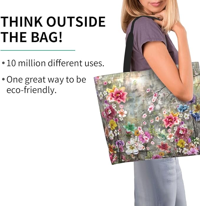 Sunflower Tote Bag For Women, Waterproof Shoulder Bags Big Reusable Grocery Handbag For Shopping Picnic Work Beach