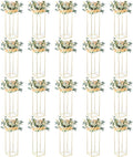 Pack of 20 Gold Wedding Table Centerpiece,31.5inches Tall Metal Flower Stand,Wedding Flower Stand for Party Event Home Decor(Gold)