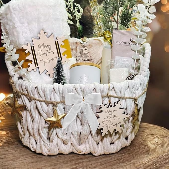 24 Pcs White Small Velvet Christmas Bows for Christmas Tree, Wreath, Gift Wrapping, Crafts, Wedding, Party, Twist Tie Bows for Treat Bag Bakery Candy Bags, Home Decor 1" W,3.5 x 3.5 inch