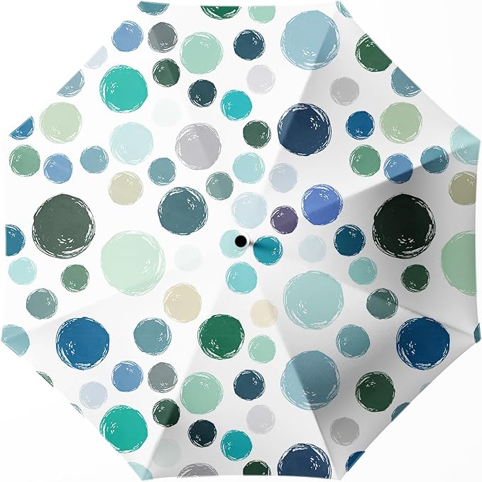 Small Compact Travel Automatic Folding Umbrella for Women, Portable Lightweight, Rain, Wind, UV Sun Shade