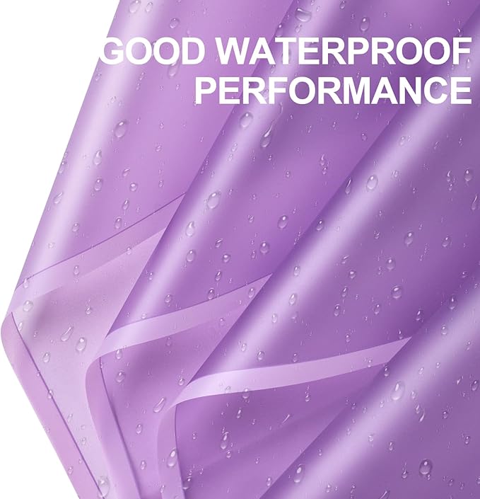 WRAPAHOLIC 20 Sheets Flower Wrapping Paper - 22.4 x 22.4 inch Dark Purple Border Water-Resistant Floral Bouquet Wrapping Paper, Florist Supplies Packaging Paper for Wedding Birthday Gift DIY
