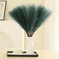 60pcs Green Pampas Grass - 24 Inch Artificial Pampas Grass Decor Tall, Fake Pompas Grass for Vase Filler, Table Centerpieces, Wedding, Party and Green Home Decor