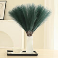 Green Pampas Grass Decor - 30pcs 24 Inch Artificial Pampas Grass Decor Tall, Fake Pompas Grass for Vase Filler, Table Centerpieces, Wedding, Party and Green Home Decor (Green)