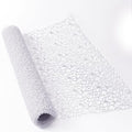 42cm*5Yards Papel Coreano para Flores, White Korean Wrapping Paper, Pearl Mesh Floral Wrapping Paper(Pure White)