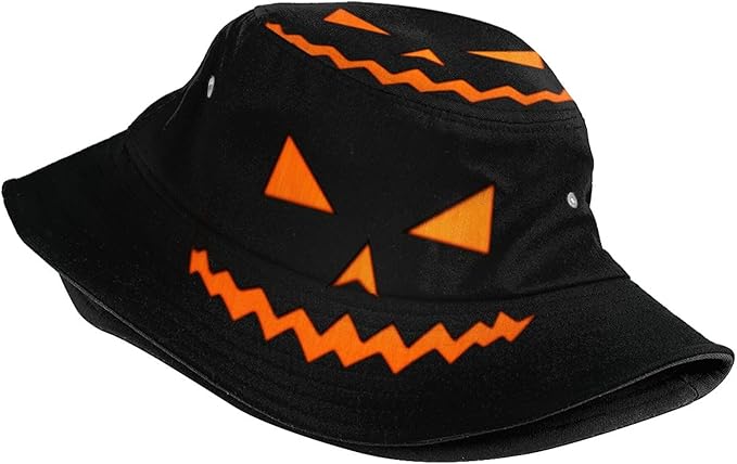 Bucket Hat for Women Men Funny Halloween Hats Packable Outdoor Fisherman Hats Caps Unisex