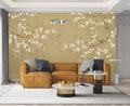 Plum Blossom Flower Bird Chinoiserie Wall Mural Wallpaper for Bedroom 178" x 117"