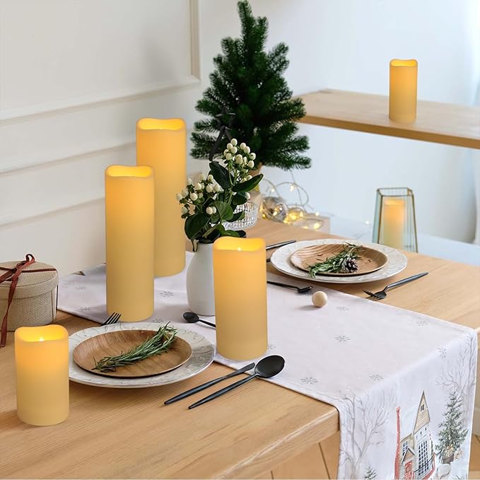 144-Pack LED Flameless Candles with Remote Control - Festival Essentials, Turn On The Light of Warm Colors, Home Decoration, Party, Romantic Date(Three Sizes).