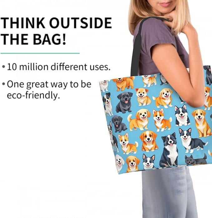 Shoulder Bag Large Reusable Eco-friendly Shopping Bags Portable Storage Handbag