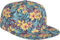Floral Hawaiian Baseball Hat Adjustable Tropical Flower Snapback Hats Baseball Caps for Women Men