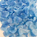Separated Artificial Rose Petals,Gradient Blue,1000