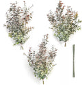 Floroom Artificial Spiral Eucalyptus Stems Faux Greenery Spray, 3pcs Best Filler Fake Plants for DIY Wedding Bouquet Table Centerpieces Floral Arrangement Home Decorations