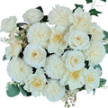 Premium Champagne Silk Artificial Flower Bouquets, Tan Nude Fake Flowers Decoration, Cream Faux Floral Arrangements for Wedding Bridal Bouquets, Home Decor, Baby Shower, Table Centerpieces