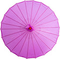 THY COLLECTIBLES 33" Japanese Chinese Umbrella Parasol for Wedding Parties, Photography, Costumes, Cosplay, Decoration and Other Events - Solid Color (Purple)