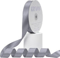 Gray Satin Ribbon, Double Faced 7/8 Inch X 50 Yards Gray Ribbon, Premium Satin Ribbon for Gift Wrapping, Crafts, Hair Bow Making, Sewing, Flower Bouquet, Wedding Party Decor