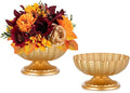 Gold Vase Centerpieces for Table: Gold Flower Vase for Wedding Centerpieces 2 Packs Mini Sized Flower Stand Arrangement Bulk for Party Event Engagement Celebration