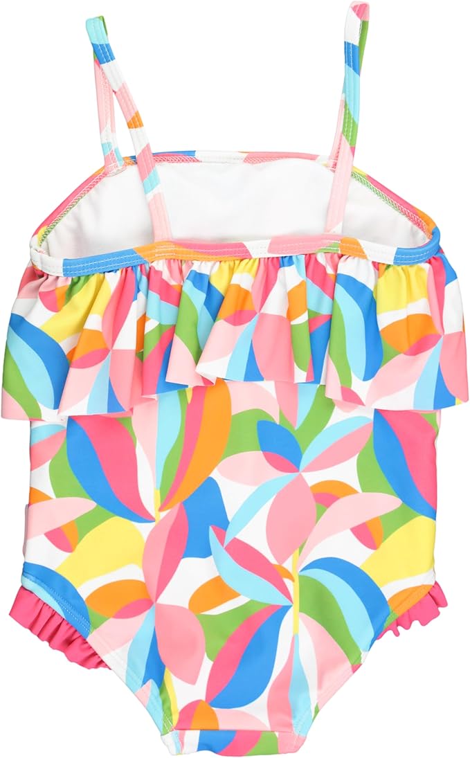 RuffleButts® Baby/Toddler Girls Ruffle Strap One Piece Swimsuit w/UPF 50+ Sun Protection