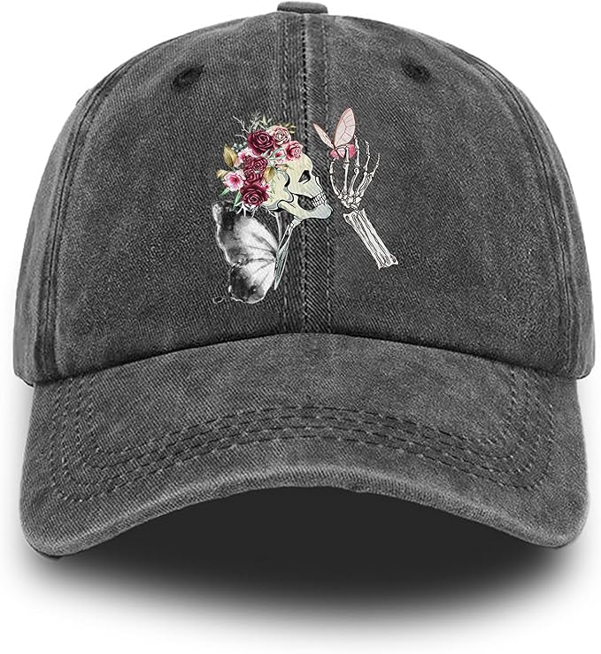 Negi Retro Baseball Cap Denim Hat for Women Female Washed Distressed Adjustable Dad Hats Unconstructed Cotton