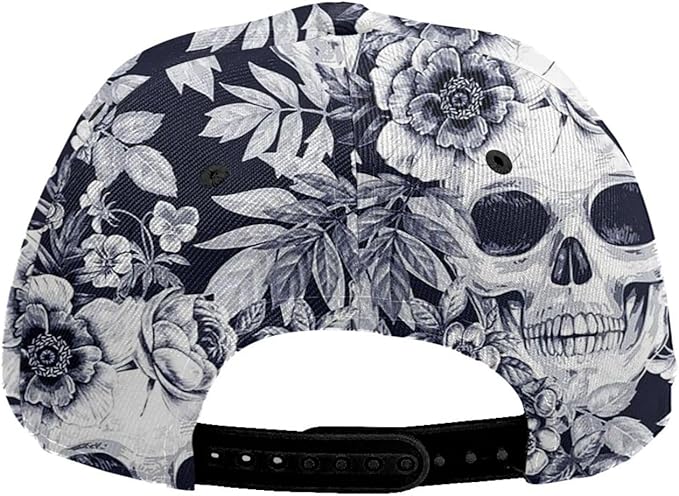 Pastel Cornflowers Floral Baseball Cap Dad Hats All-Over Print Fashion Accessory 100% Polyester Adjusts to Fit Most