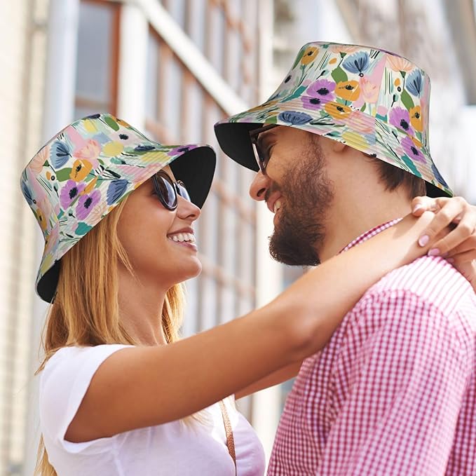 Bucket Hats Fashion Sun Cap Packable Outdoor Fisherman Hat for Women and Men Travel