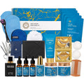 Christmas Gifts for Men, 30 Pcs Men Facial Skin Care Set, Luxury Bath & Beard Gift Set, Spa & Self-Care Gift, Clay Mask, Cleanser, Beard Oil, Cologne, Birthday, Valentines, Father Day, Boyfriend