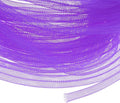 Mesh Tube Ribbon 25 Yards, 6mm Elastic Fabric Ribbons Mesh Tubing for Crafts/Gift Wrapping/Flower Bouquets/Wedding/Birthday/Holiday/Wreaths Christmas/Decoration[Violet]