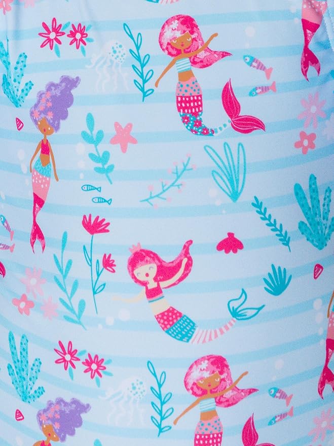 RuffleButts® Baby/Toddler Girls Ruffle Strap One Piece Swimsuit w/UPF 50+ Sun Protection