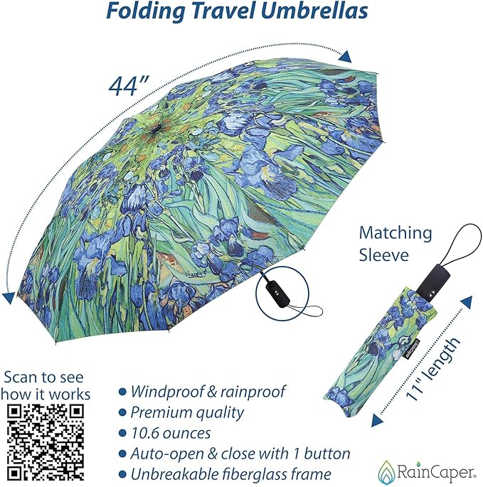 RainCaper Folding Travel Umbrellas